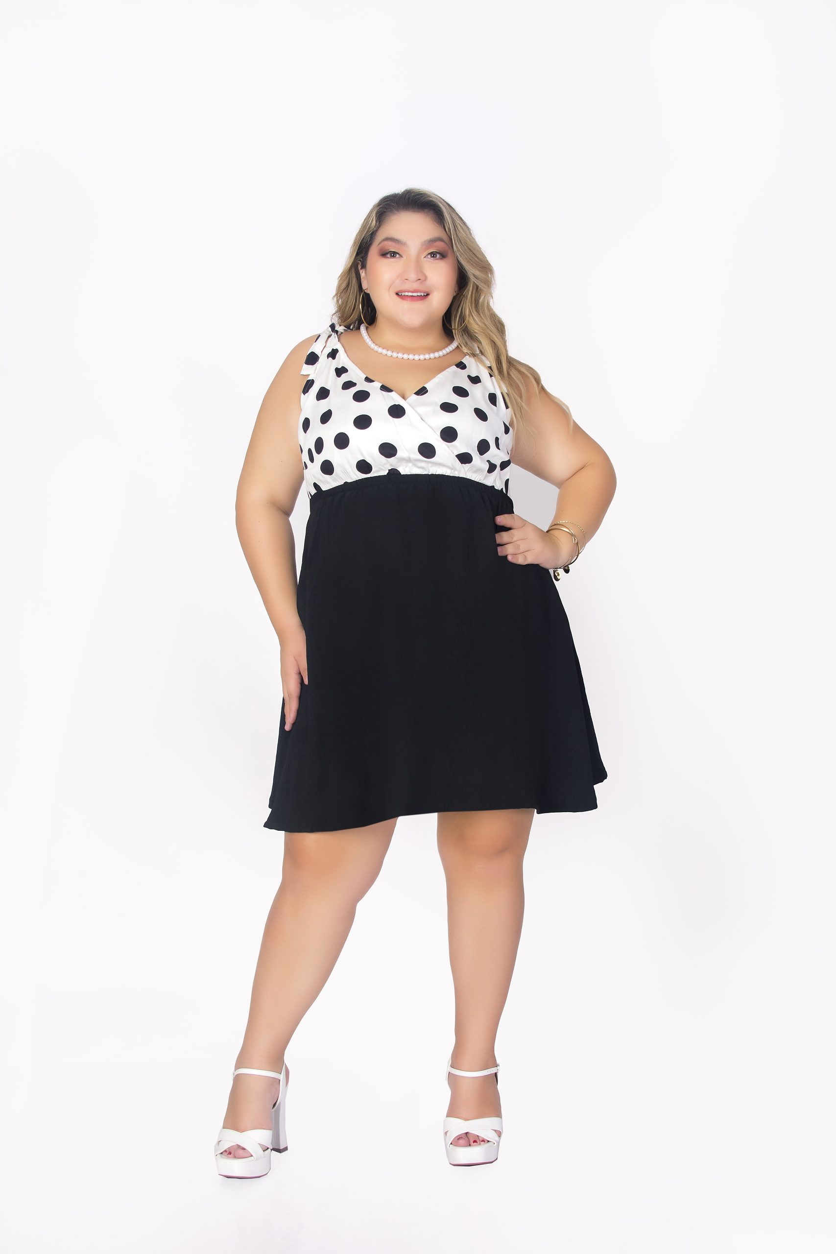 Vestido elegante talla XL para mujeres gorditas